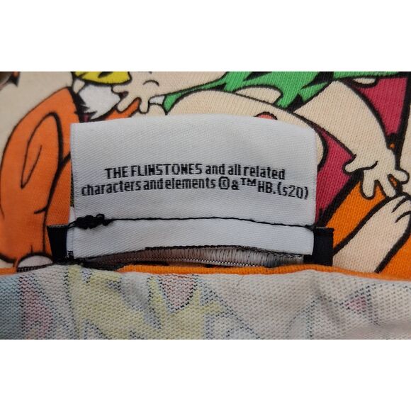 Zara Flintstones womens small tshirt dress multi colored orange blue brown - Picture 6 of 8